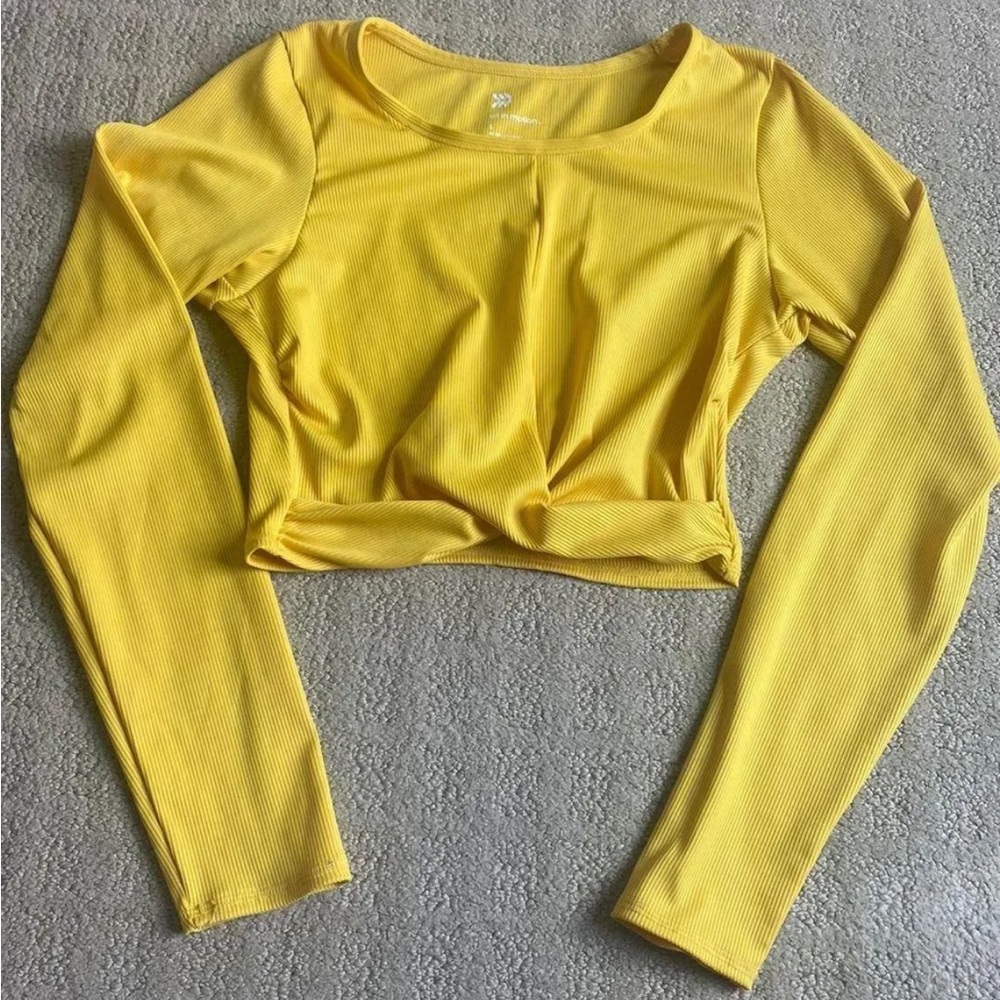 Yellow Long Sleeve Women's Top